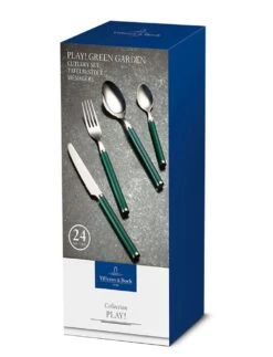 Villeroy & Boch Bestekset Play! - Green Garden - 24 Delig / 6 Personen 11 Villeroy & Boch Bestekset Play! - Green Garden - 24 Delig / 6 Personen -Exporteren Kook Geur Winkel 1263329033 4003686305137 02