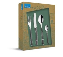 Amefa Bestekset Eclat - Leigrijs - 24-delig / 6 Personen -Exporteren Kook Geur Winkel 2294SLTR42C71 4