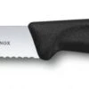 Victorinox Tomaten- / Worst- / Kaasmes Met Vorkpunt - Zwart -Exporteren Kook Geur Winkel 310621 kaasmes en worstjes victorinox 11 cm zwart