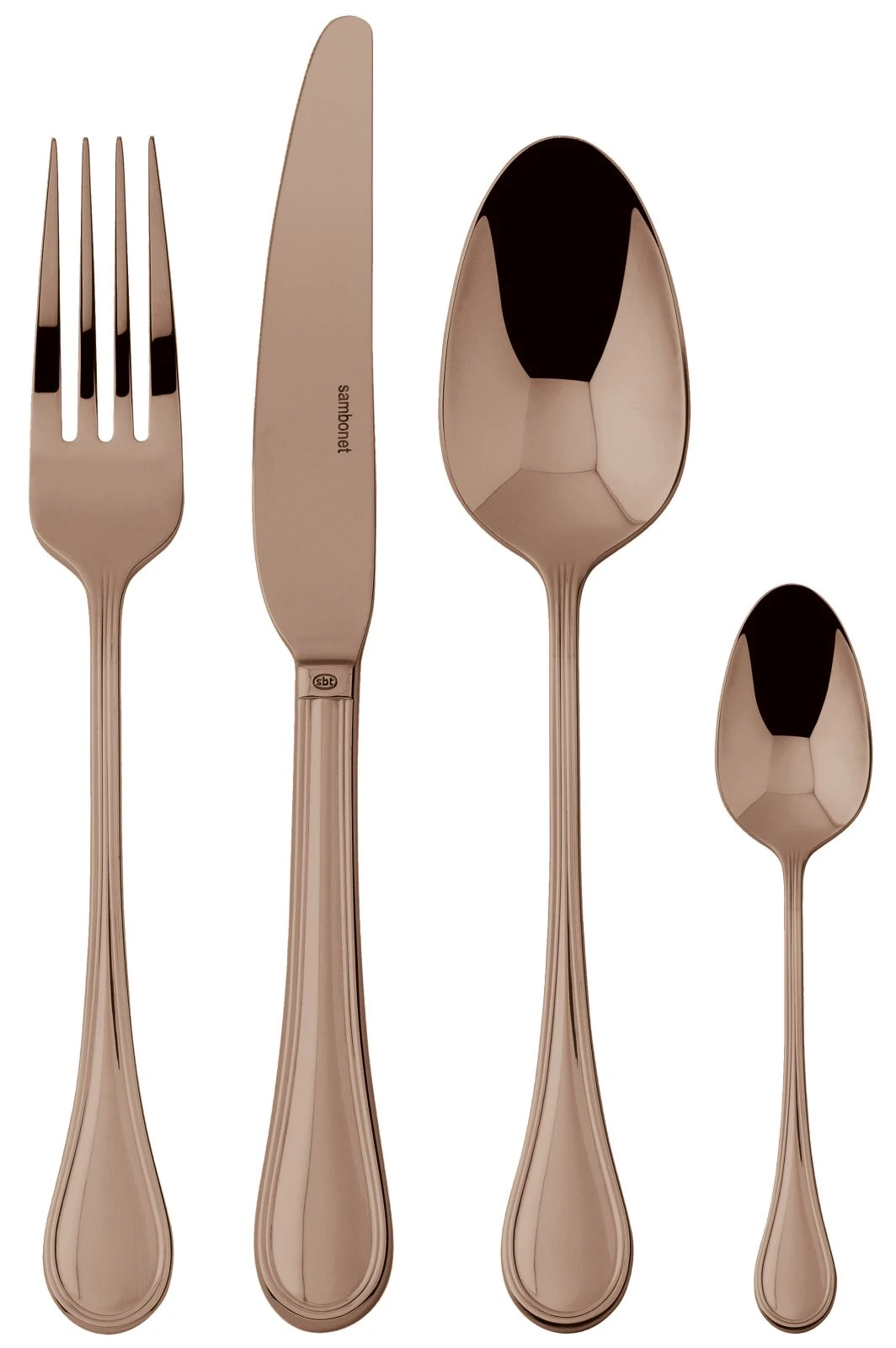Sambonet Bestekset Royal - Koper - 24 Delig / 6 Personen 3 Sambonet Bestekset Royal - Koper - 24 Delig / 6 Personen