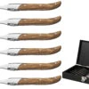 Jay Hill Steakvorken Laguiole - Olijfhout - 6 Stuks -Exporteren Kook Geur Winkel 8720364450892 2