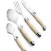 Laguiole Style De Vie Bestekset Premium Line - Parelmoer - 24 Delig / 6 Personen -Exporteren Kook Geur Winkel PrCouvParel