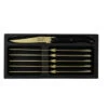 Laguiole Style De Vie Steakmessen Prestige Line Goud - 6 Stuks 1 Laguiole Style De Vie Steakmessen Prestige Line Goud - 6 Stuks -Exporteren Kook Geur Winkel PresSteakGoudZw