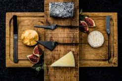 Laguiole Style De Vie Kaasmes En Botermes Zwart- 6 Stuks -Exporteren Kook Geur Winkel SDVCheese6Black