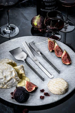 Laguiole Style De Vie Kaasmes En Botermes Zilver - 6 Stuks -Exporteren Kook Geur Winkel SDVCheese6Steel 1