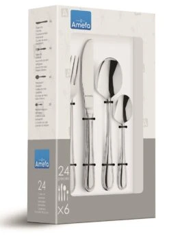 Amefa Bestekset Bologna - 24-delig / 6 Personen -Exporteren Kook Geur Winkel amefa bestekset