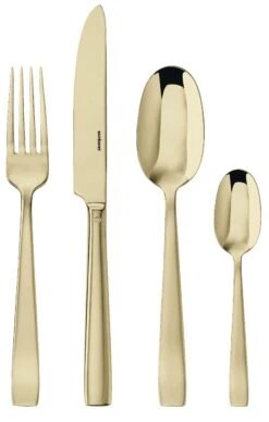 Sambonet Bestekset Flat - Champagne - 24 Delig / 6 Personen