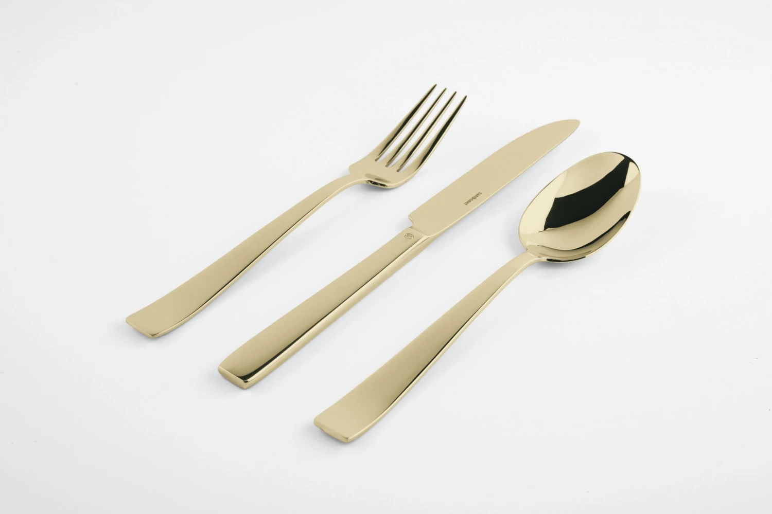 Sambonet Bestekset Flat - Champagne - 24 Delig / 6 Personen 7 Sambonet Bestekset Flat - Champagne - 24 Delig / 6 Personen - Afbeelding 5