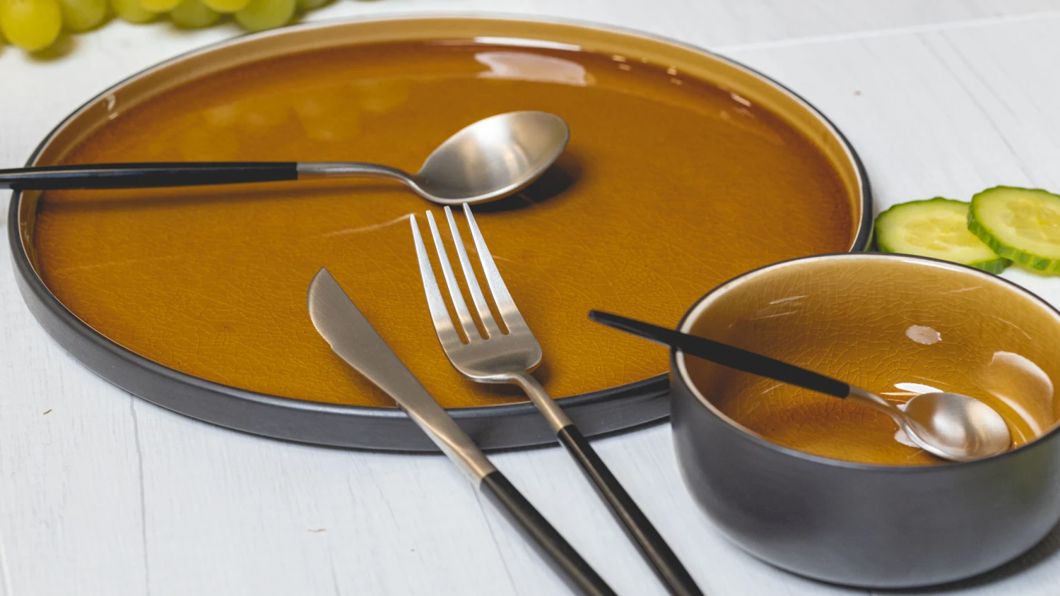 Jay Hill Bestekset - RVS - Zwart - 16-delig / 4 Personen 6 Jay Hill Bestekset - RVS - Zwart - 16-delig / 4 Personen - Afbeelding 4