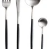 Jay Hill Bestekset - RVS / Zwart - 4-delig 1 Jay Hill Bestekset - RVS / Zwart - 4-delig -Exporteren Kook Geur Winkel zilver 1